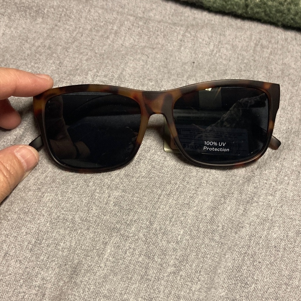 Good Fellow Tortoise Shell Sunglasses with Black Lenses